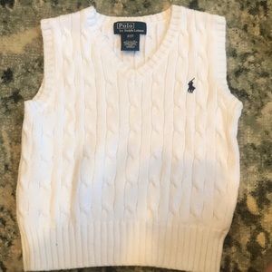 Polo by Ralph Lauren white Vest 3T